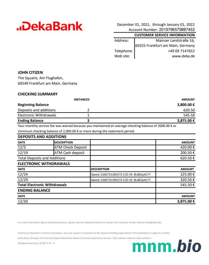 Niemcy Consorsbank oświadczenie 2 strony